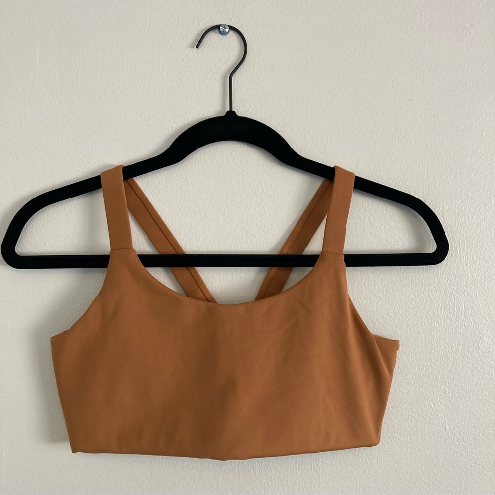 Girlfriend Collective Lou bra in twig